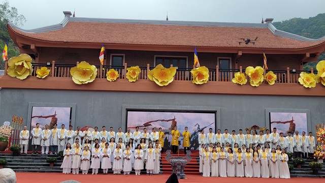 'Sử thi Phật hoàng Trần Nhân Tông' khai hội xuân Ngọa Vân- Ảnh 2.