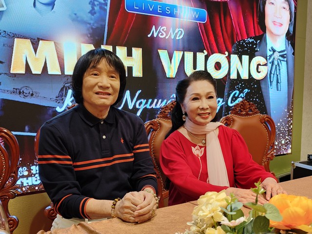 NSND Minh Vương gặp lại 3 cô đào thân thiết trong live show đầu tiên của ông- Ảnh 2.