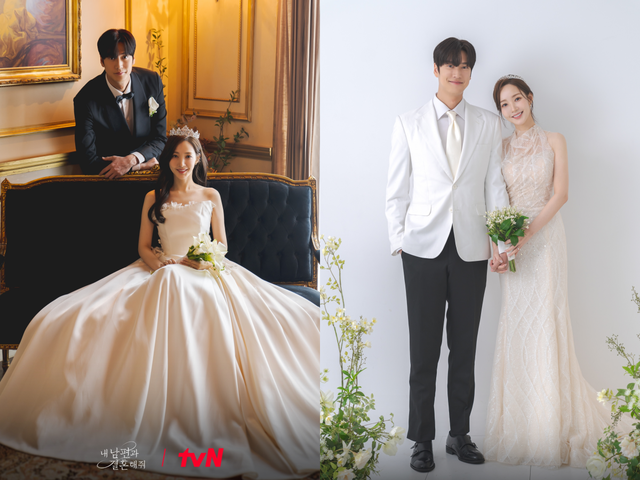 'Cô đi mà lấy chồng tôi' kết thúc viên mãn, Park Min Young lộng lẫy trong đám cưới- Ảnh 4.