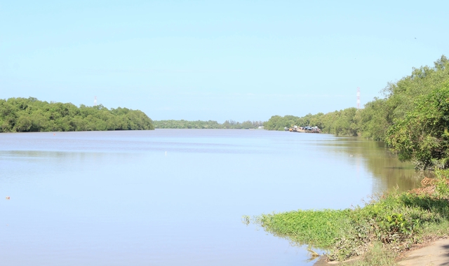 Bến Tre: Nạo vét 10 triệu m3 cát sông Ba Lai kết hợp làm 'túi' trữ nước ngọt- Ảnh 2.