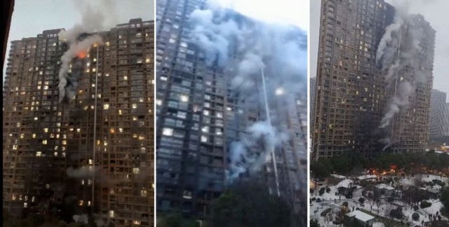 Cháy chung cư cao tầng, ít nhất 15 người thiệt mạng ở Trung Quốc- Ảnh 1.