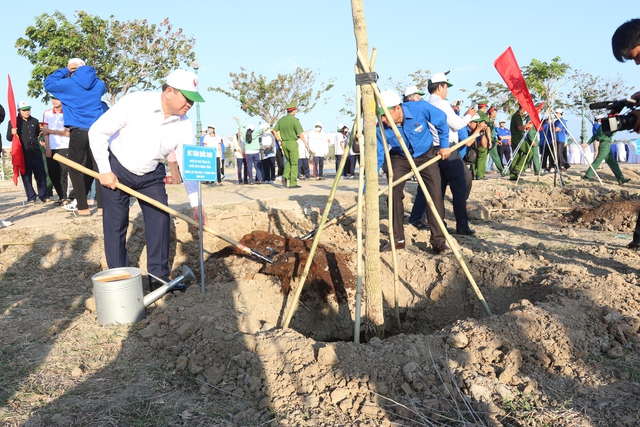 Ninh Thuận: Hàng trăm đoàn viên, thanh niên tham gia Tết trồng cây- Ảnh 3.