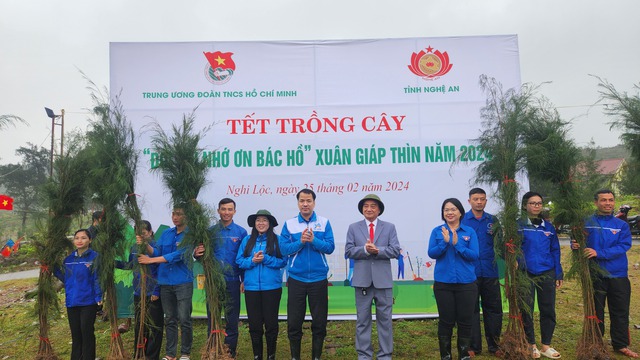 Trồng 10.000 cây phi lao phòng hộ ven biển Nghệ An- Ảnh 1.