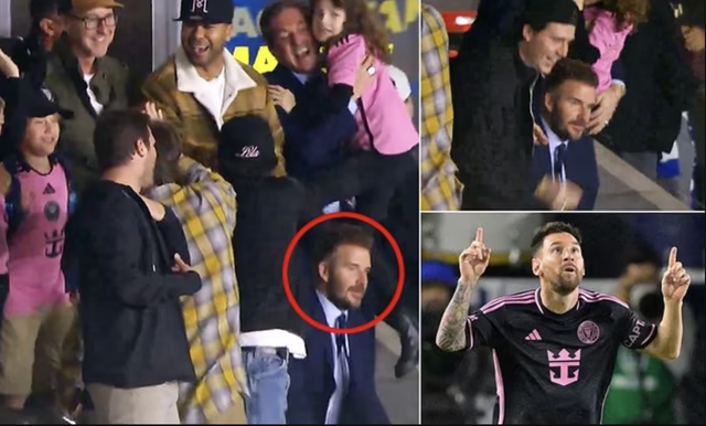 David Beckham gây thắc mắc khi không ăn mừng bàn thắng của Messi- Ảnh 2.