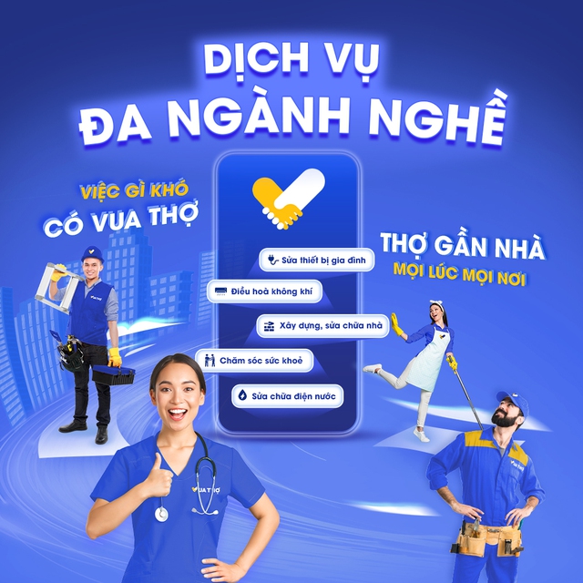 Vua Thợ cũng cung cấp cho thợ cơ hội tiếp cận lượng lớn khách hàng tiềm năng