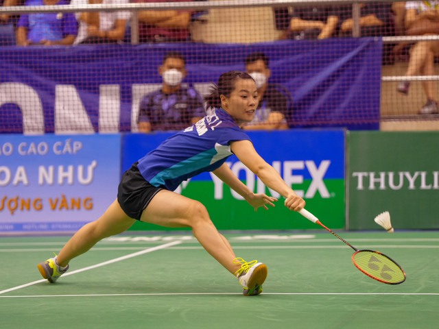 Nguyễn Thùy Linh 'tốc chiến tốc thắng' ở giải cầu lông Đức mở rộng- Ảnh 2.