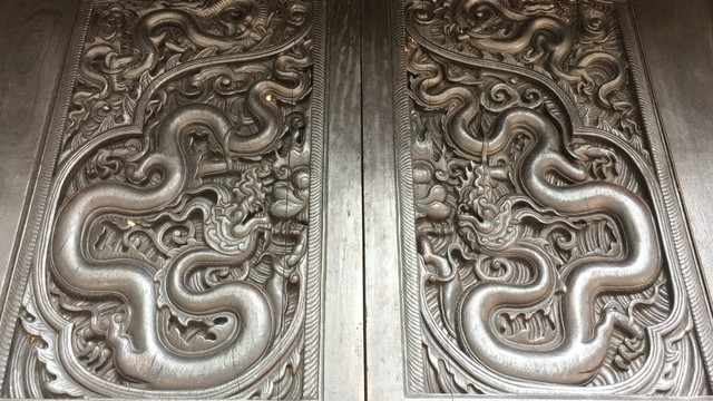 Chiêm ngưỡng bộ cánh cửa bảo vật quốc gia tại chùa Phổ Minh- Ảnh 3.