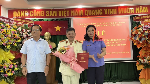 Bổ nhiệm Viện trưởng Viện KSND H.Hóc Môn, Q.8- Ảnh 1.