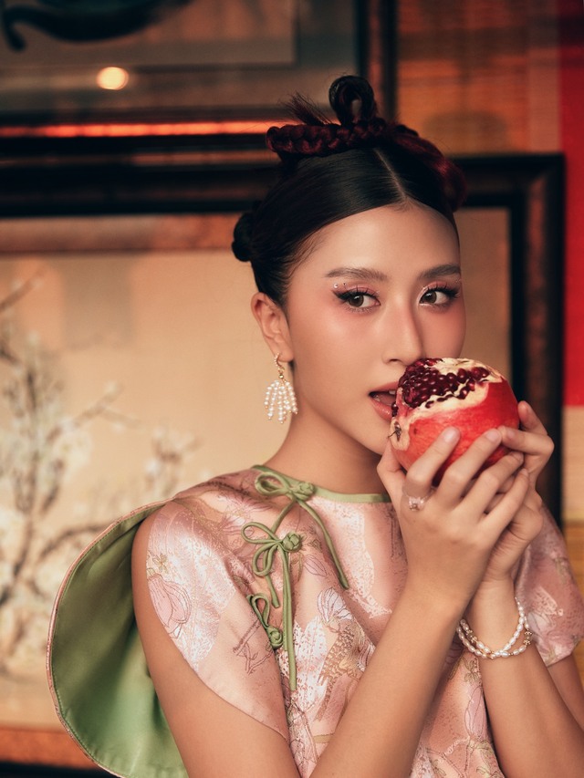 Quỳnh Anh Shyn khoe sắc trong bộ ảnh thời trang Tết, tiết lộ thay đổi bất ngờ- Ảnh 6.