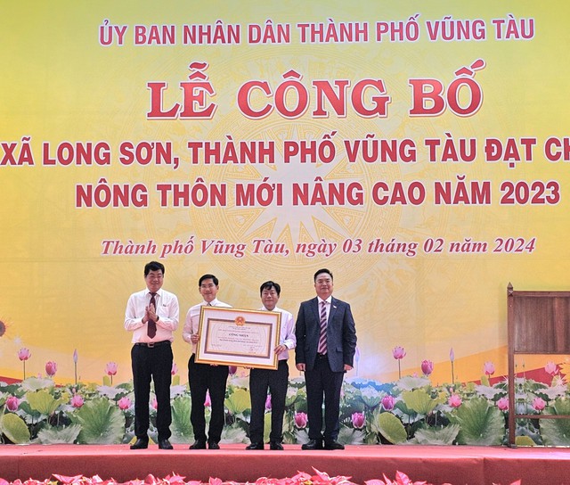 Bà Rịa - Vũng Tàu: Xã Long Sơn đạt chuẩn nông thôn mới nâng cao- Ảnh 1.