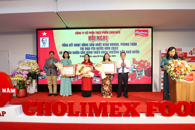 Cholimex Food đón nhận Huân chương Lao động hạng ba, bằng khen của Thủ tướng Chính phủ - Ảnh 2.