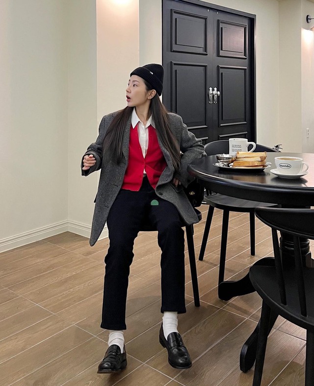 Kiểu mũ len beanie mới được các ulzzang Hàn Quốc yêu thích vào mùa lạnh- Ảnh 4.