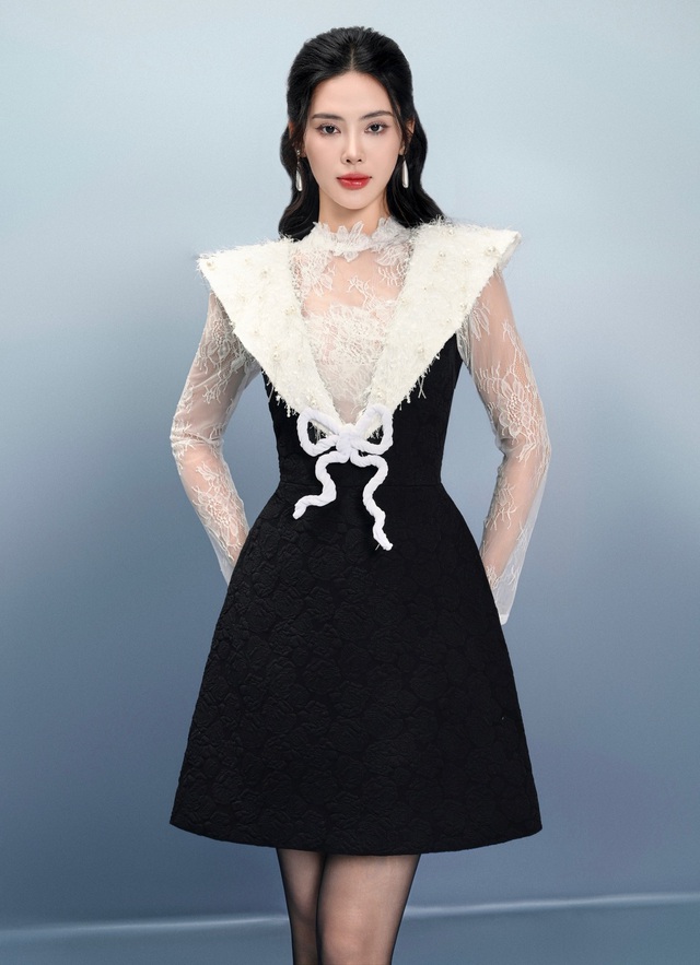 Váy Đầm Nhung Đen Hai Kiểu Tay Dài Thu Đông Cho Nữ - Đầm, váy nữ |  ThờiTrangNữ.vn