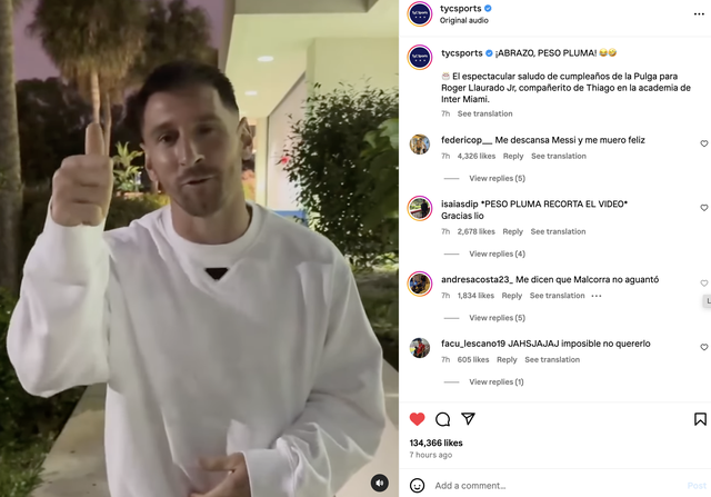 Messi gây sốt mạng xã hội khi chúc mừng sinh nhật bạn thân của con trai- Ảnh 1.