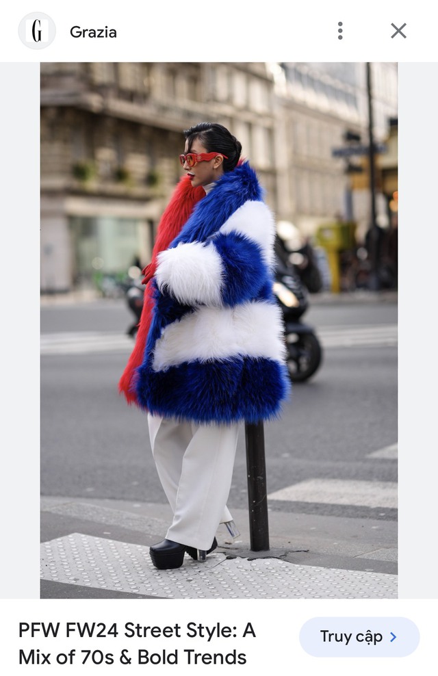 Street style -  những diện mạo đẹp nhất Tuần lễ thời trang Thu Đông Paris 2024- Ảnh 14.