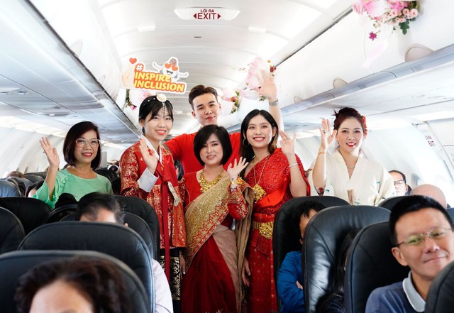 'Tan chảy' trước bản hòa ca 'Magic Flight' của phi hành đoàn Vietjet trong ngày 8.3- Ảnh 8.