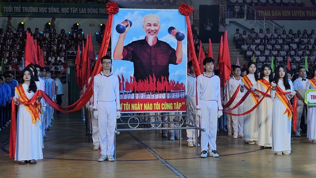 Đồng Nai khai mạc Hội khỏe Phù Đổng với hơn 6.000 học sinh tham gia- Ảnh 1.
