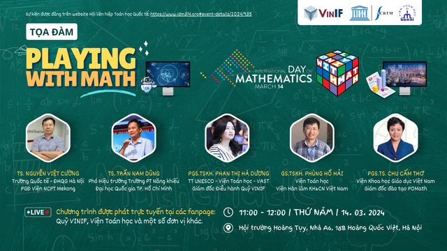 Cùng trải nghiệm trong Ngày Toán học quốc tế 'Playing With Math'- Ảnh 3.