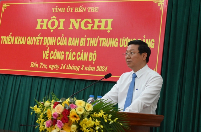 Ông Trần Thanh Lâm giữ chức Phó bí thư Tỉnh ủy Bến Tre- Ảnh 2.