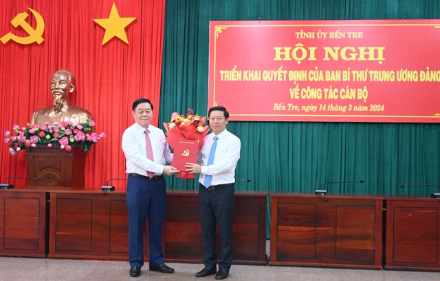 Ông Trần Thanh Lâm giữ chức Phó bí thư Tỉnh ủy Bến Tre- Ảnh 1.