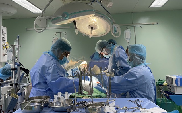 Phẫu thuật xuyên đêm cứu bệnh nhân bị khối u tim 'khổng lồ'- Ảnh 1.
