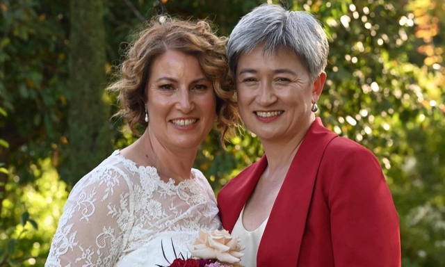 Ngoại trưởng Úc kết hôn với bạn đời cùng giới- Ảnh 1.