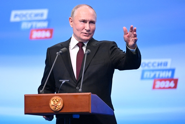 Tổng thống Nga Putin thắng lớn, tái đắc cử nhiệm kỳ 5- Ảnh 1.