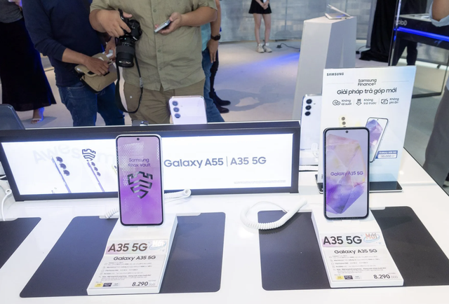 [Hiện đại – Tương lai] Samsung mở bán Galaxy A55 5G và A35 5G, giá từ 8,3 triệu đồng