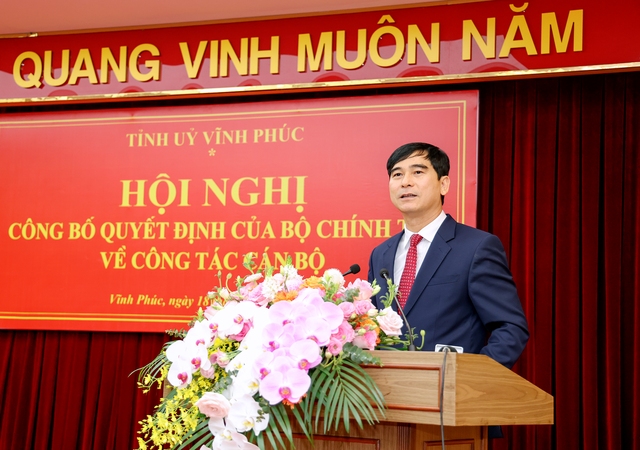Ông Dương Văn An làm Bí thư Tỉnh ủy Vĩnh Phúc- Ảnh 2.