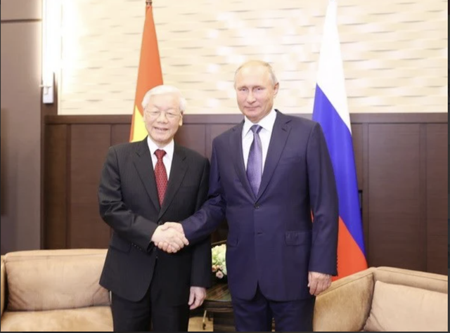 Tổng Bí thư Nguyễn Phú Trọng chúc mừng Tổng thống Nga Vladimir Putin tái đắc cử- Ảnh 1.