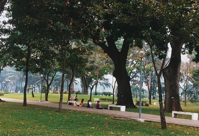 Thư giãn tại những công viên xanh mát tại Sài Gòn- Ảnh 5.