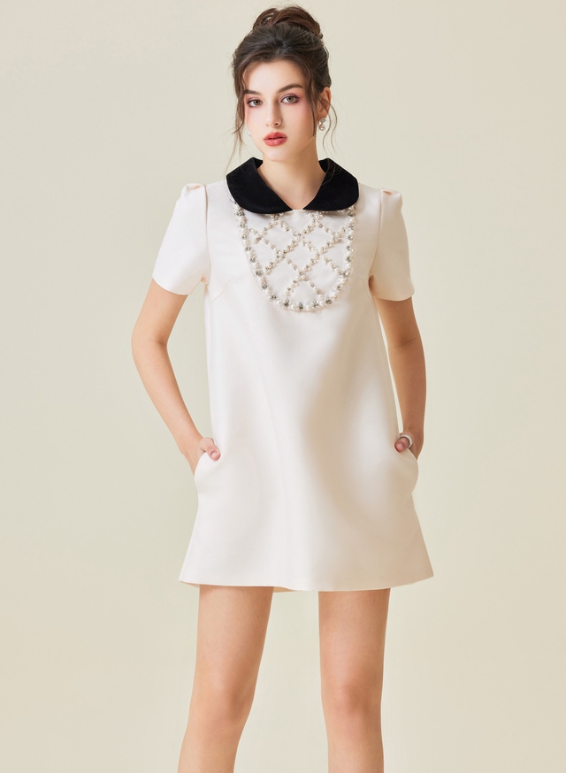 Váy Hoa Nhí Đỏ Tươi Dạo Phố Ngày Hè Siêu Xinh Hazel Dress QA6866