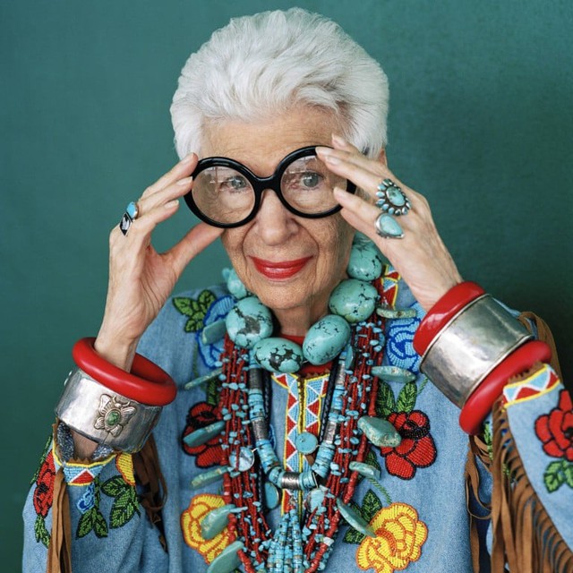 Siêu mẫu, biểu tượng thời trang thế giới Iris Apfel qua đời ở tuổi 103- Ảnh 3.