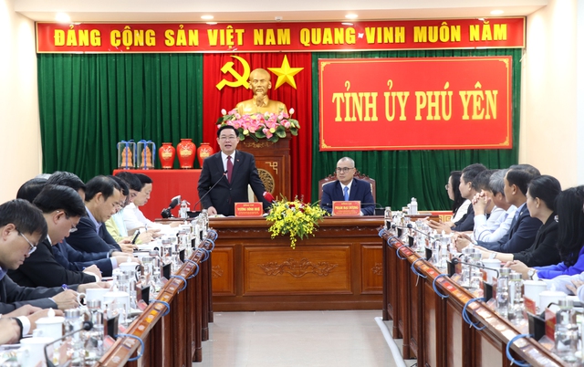 Chủ tịch Quốc hội Vương Đình Huệ: Phú Yên cần tìm tòi những khác biệt để phát triển- Ảnh 1.