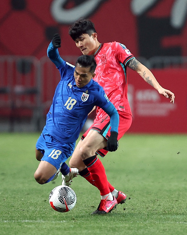 Son Heung-min tỏa sáng, đội tuyển Hàn Quốc vẫn bị Thái Lan cầm chân đáng tiếc- Ảnh 3.