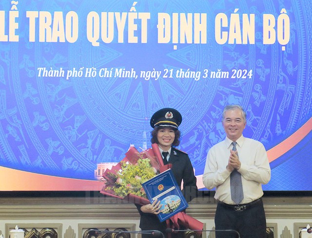 Bà Đinh Thị Thu làm Phó chánh thanh tra TP.HCM- Ảnh 1.