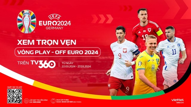 Vòng play-off EURO 2024 có đội tuyển Ba Lan, xứ Wales 'rực lửa' trên TV360- Ảnh 1.