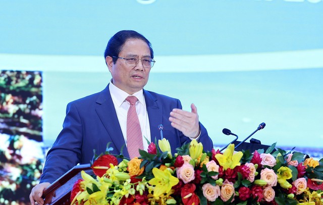 Thủ tướng Phạm Minh Chính phát biểu chỉ đạo tại hội nghịẢnh: TTXVN