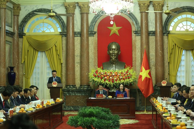 Quyền Chủ tịch nước Võ Thị Ánh Xuân gặp mặt các doanh nhân trẻ Việt Nam- Ảnh 3.