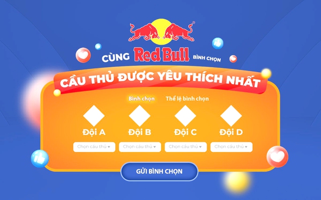 Cùng Red Bull bình chọn Cầu thủ được yêu thích nhất TNSV THACO Cup 2024- Ảnh 1.