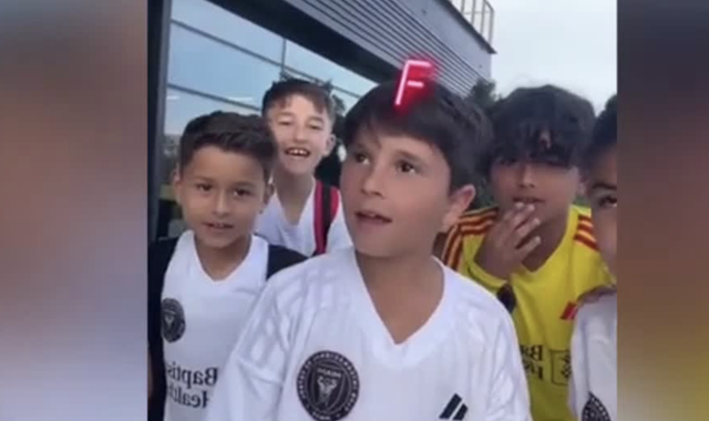 Con trai Messi gây sốt mạng xã hội trong cuộc thi thử thách đoán tên cầu thủ- Ảnh 1.