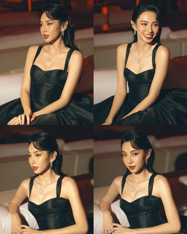 Mách nàng những mẫu váy đen siêu tôn dáng của sao Việt- Ảnh 3.
