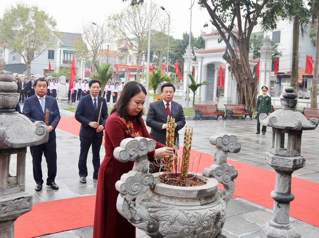 Kỷ niệm trọng thể 120 năm ngày sinh cố Phó chủ tịch nước Nguyễn Lương Bằng- Ảnh 1.