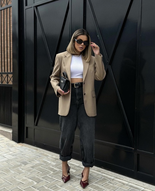 Áo blazer oversized với những bản phối đẹp 'quên lối về' được hội fashionista bật mí- Ảnh 5.