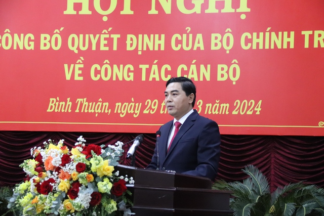 Ông Nguyễn Hoài Anh giữ chức vụ Bí thư Tỉnh ủy Bình Thuận- Ảnh 2.