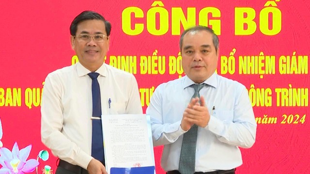 Ban Quản lý dự án giao thông tỉnh Quảng Ngãi có giám đốc mới- Ảnh 1.