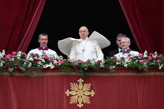 Lễ Phục sinh, Giáo hoàng Francis kêu gọi ngừng bắn ở Gaza- Ảnh 1.