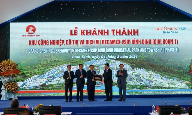 Khánh thành Khu công nghiệp, đô thị và dịch vụ Becamex VSIP Bình Định- Ảnh 3.