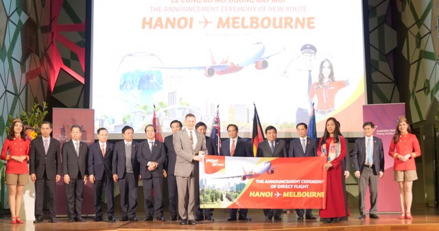 Thủ tướng Phạm Minh Chính chứng kiến công bố đường bay Hà Nội - Melbourne- Ảnh 1.