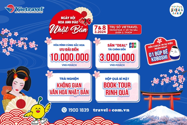 Tưng bừng khám phá 'Ngày hội Hoa Anh Đào Nhật Bản 2024' cùng Vietravel- Ảnh 2.